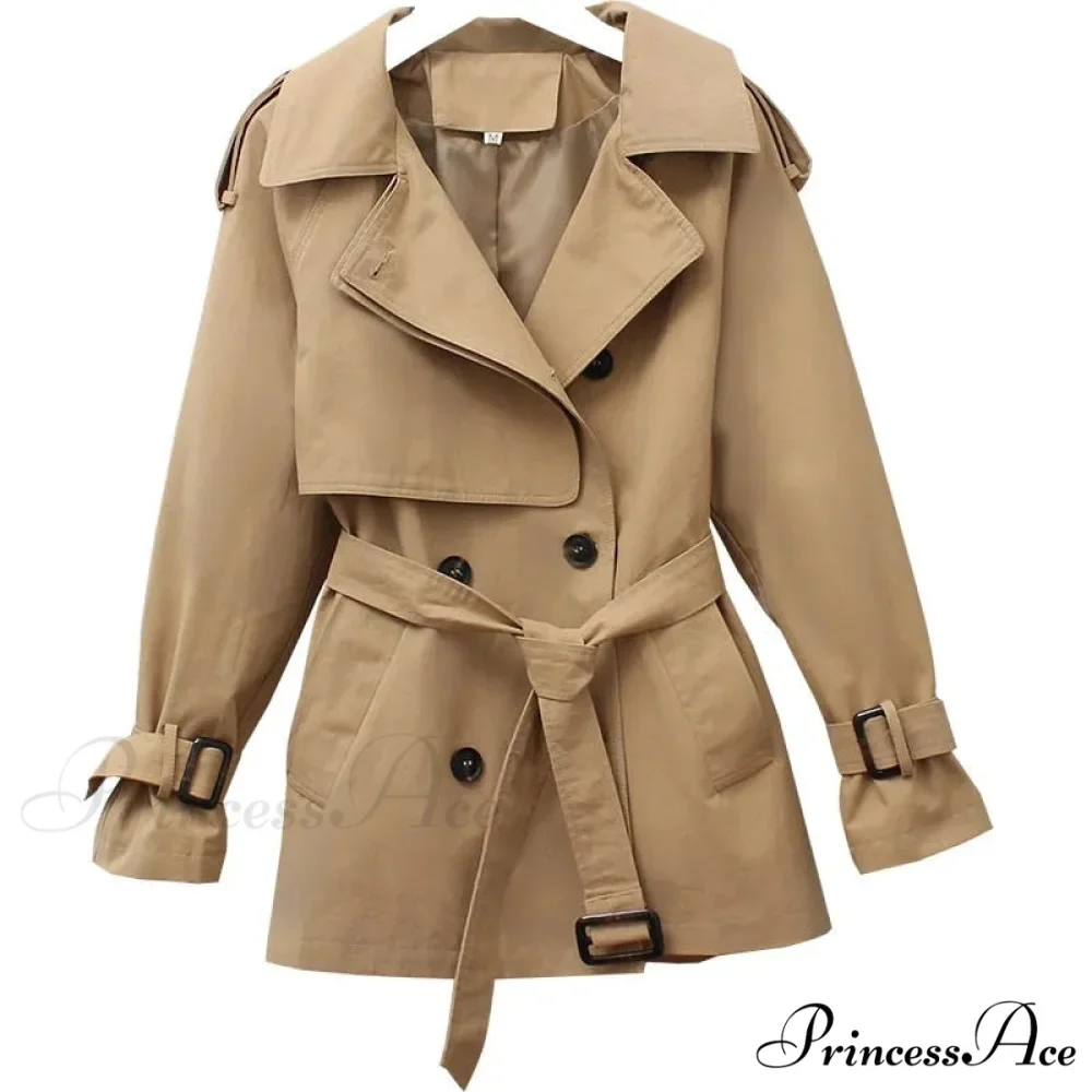 Temperament Windbreaker Trench Coat - Image 5