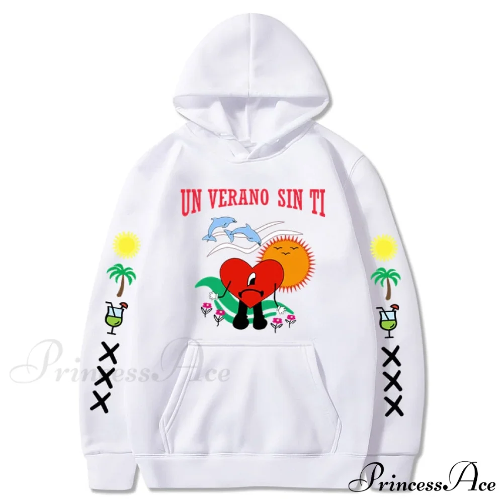 New Bad Bunny Printed Hoodie - Image 2