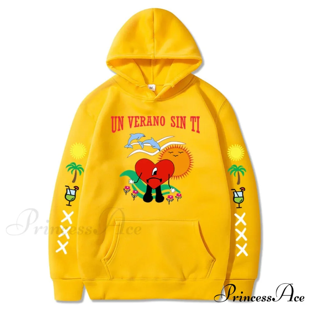 New Bad Bunny Printed Hoodie - Image 5