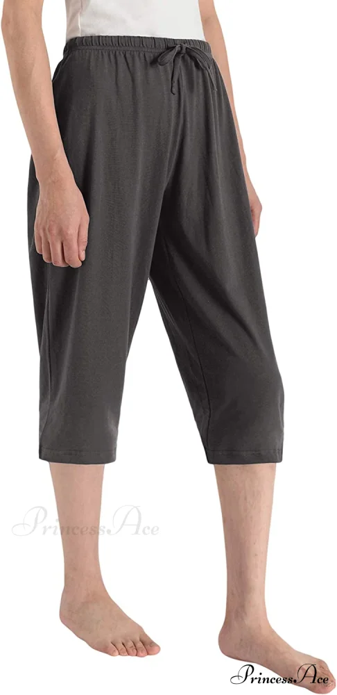 Women's Cotton Capri Pants Sleep Capris - Image 12