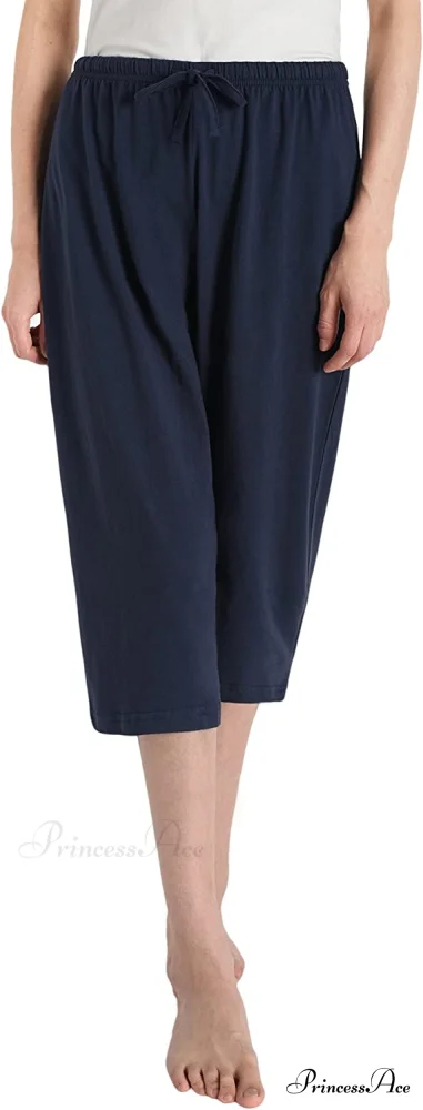 Women's Cotton Capri Pants Sleep Capris - Image 18