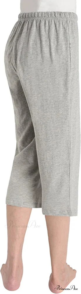 Women's Cotton Capri Pants Sleep Capris - Image 4