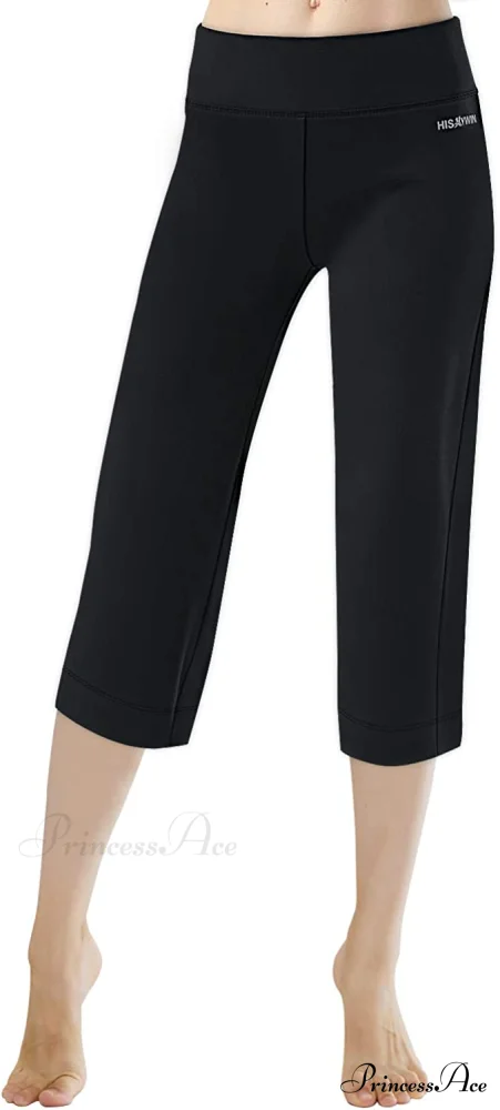 Capri Petite Regular Tall Length Women's Straight Leg Yoga Pants - Image 2
