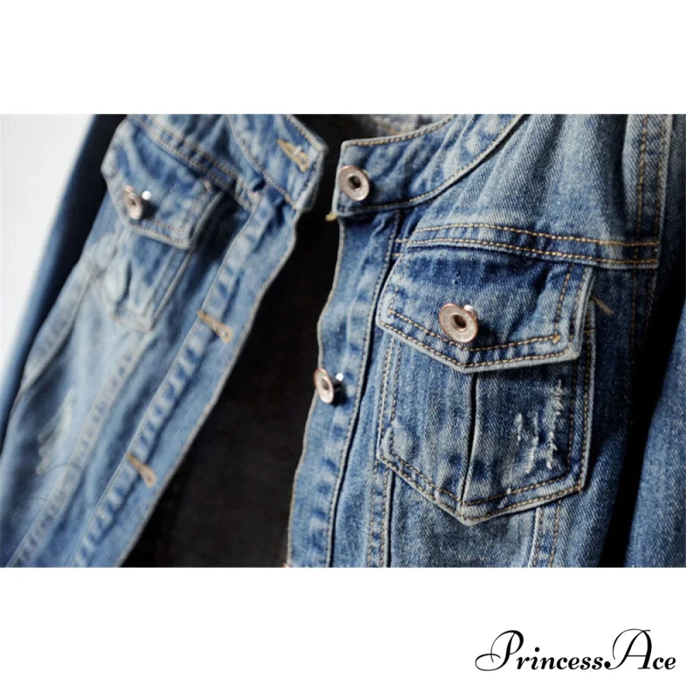 DenimLong Sleeve Casual Jacket - Image 5