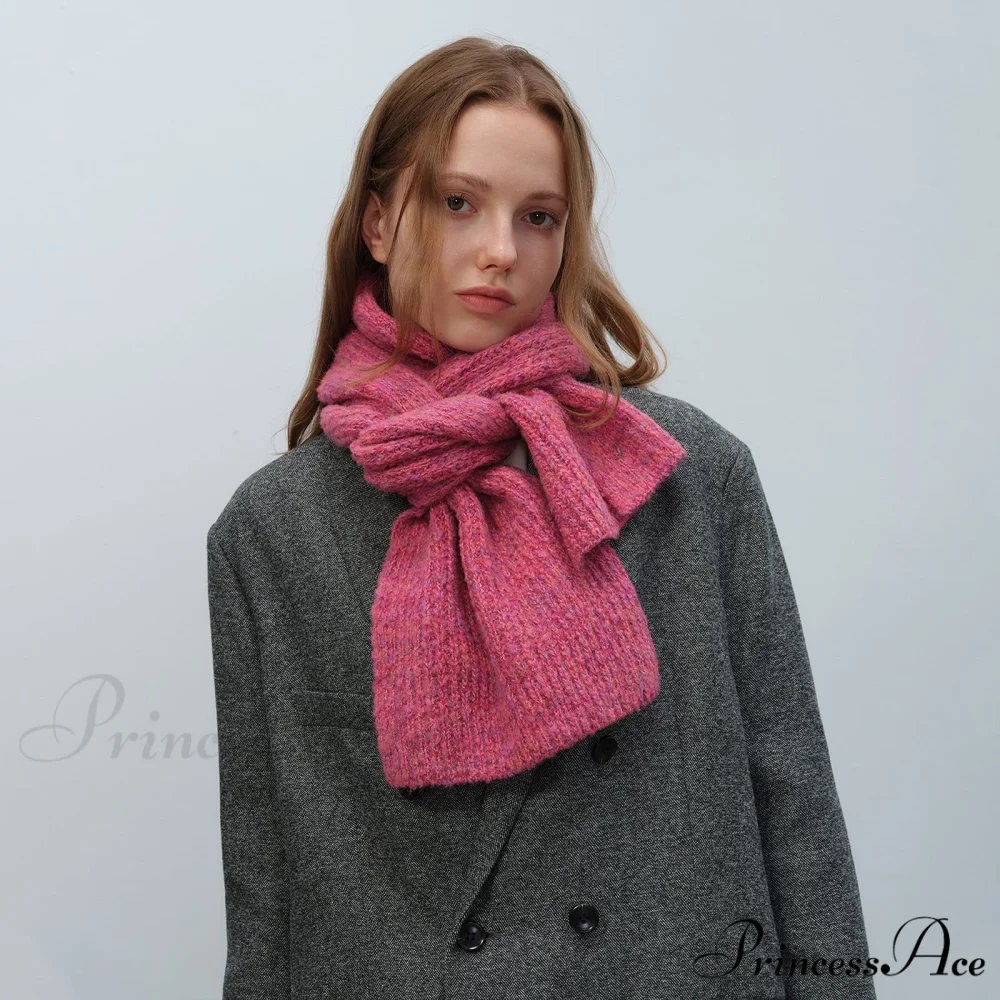 Warm Fashionable Cozy Elegant Multi-color Gradient Thick Comfortable Scarf - Image 3