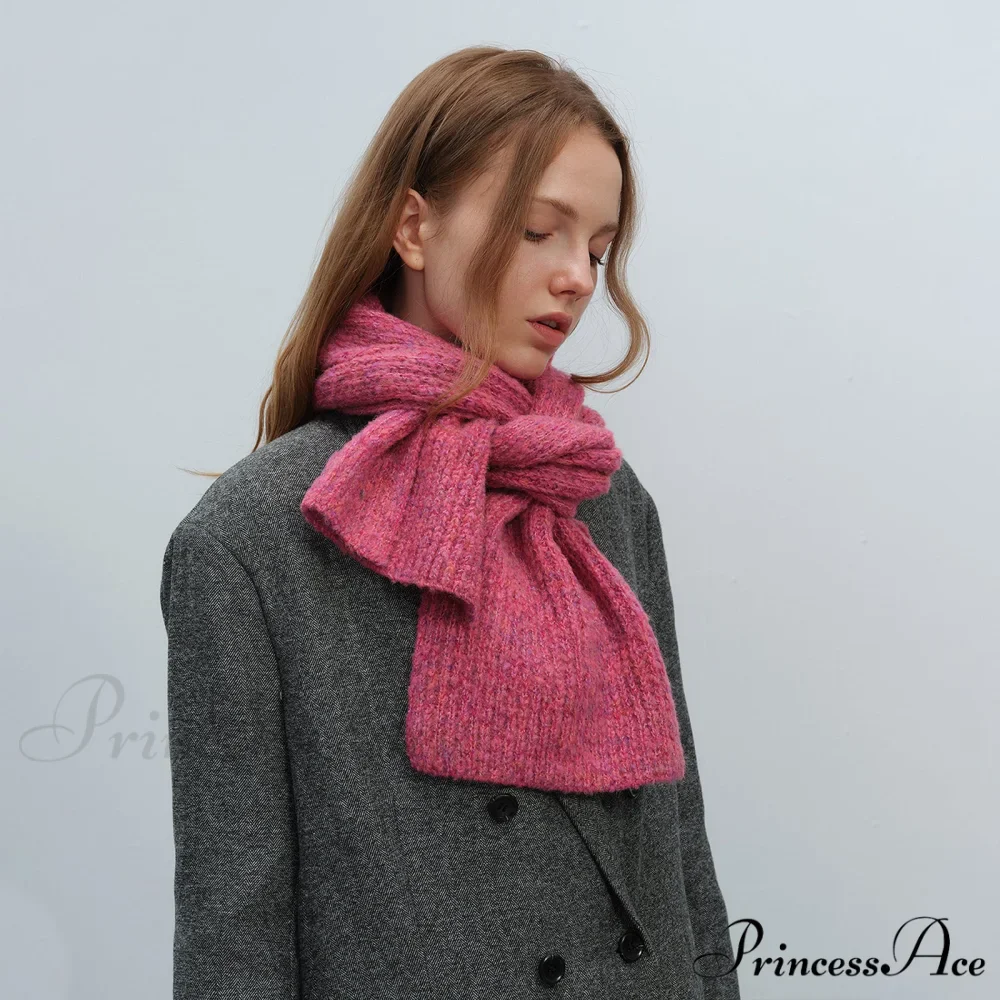 Warm Fashionable Cozy Elegant Multi-color Gradient Thick Comfortable Scarf - Image 4