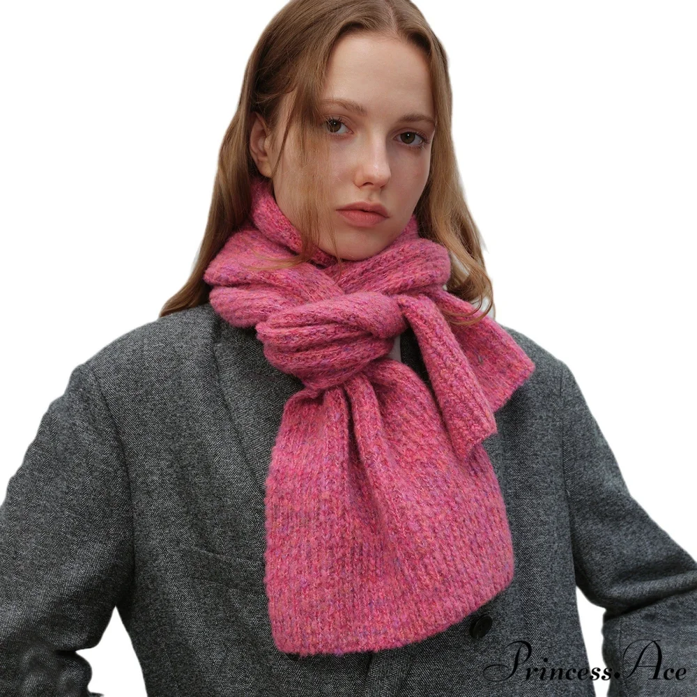 Warm Fashionable Cozy Elegant Multi-color Gradient Thick Comfortable Scarf - Image 5