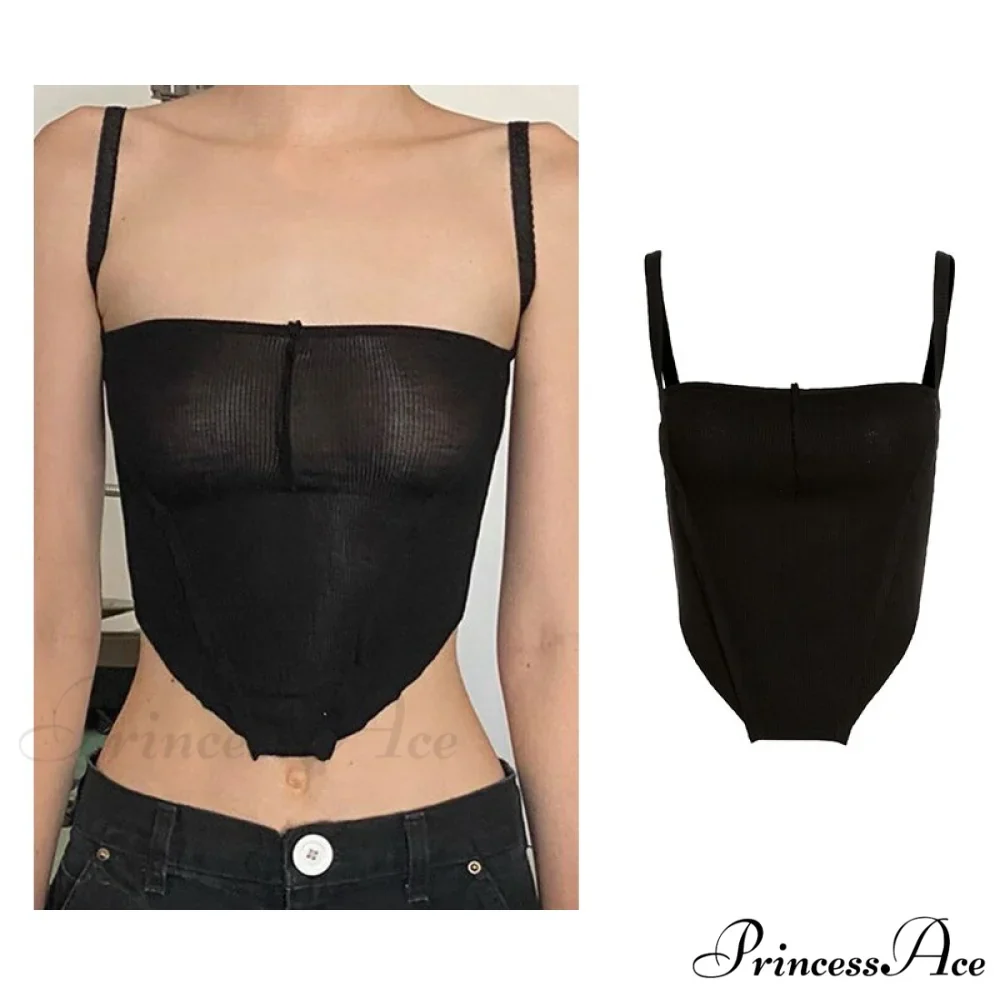 Backless Sleeveless Spaghetti Strap Halter Camis - Image 28