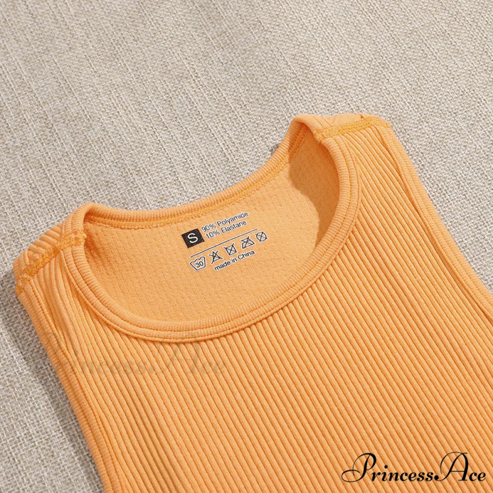 Solid Basic Seamless Streetwear Tank Tops - Image 5