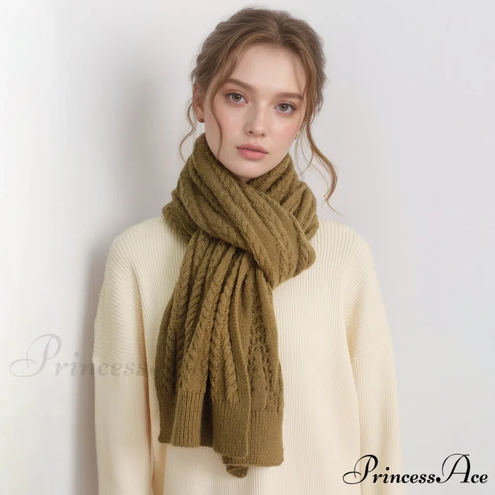 Cozy Warm Stylish Elegant Trendy Modern Soft Comfortable Knitted Scarf - Image 5