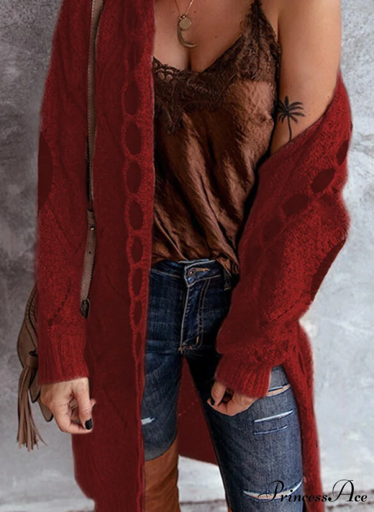 New Hot Selling Long-Sleeved Cardigan Sweater - Image 2