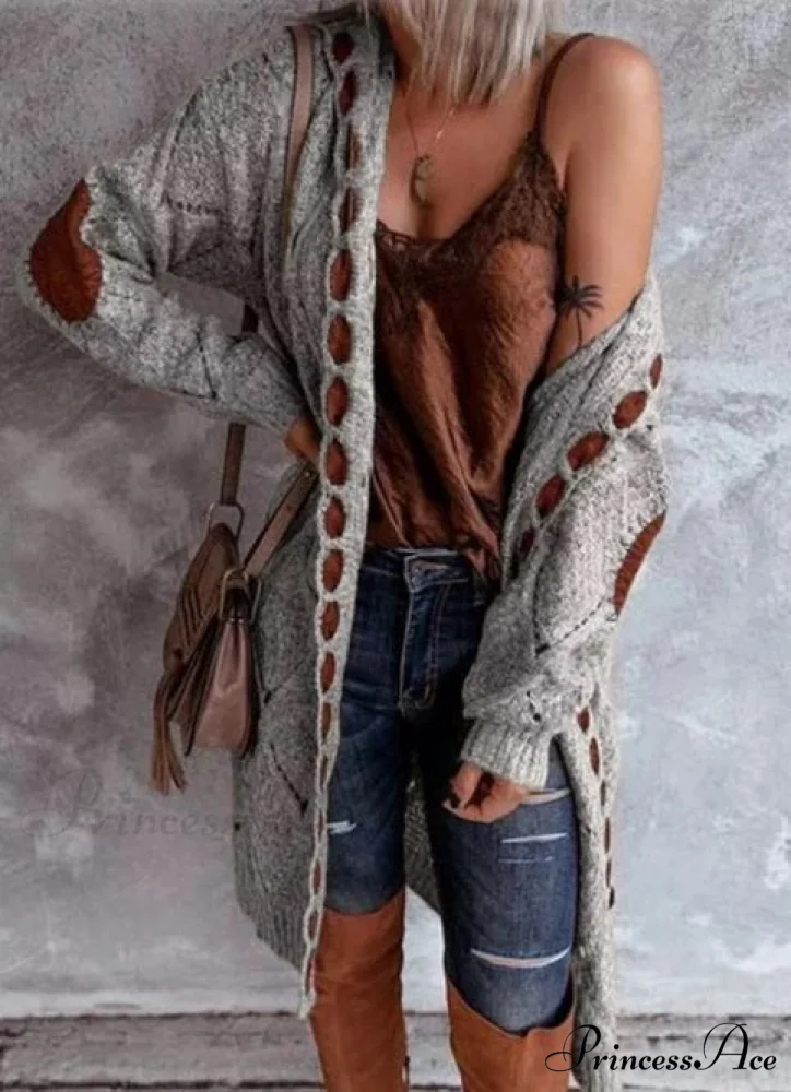 New Hot Selling Long-Sleeved Cardigan Sweater - Image 4