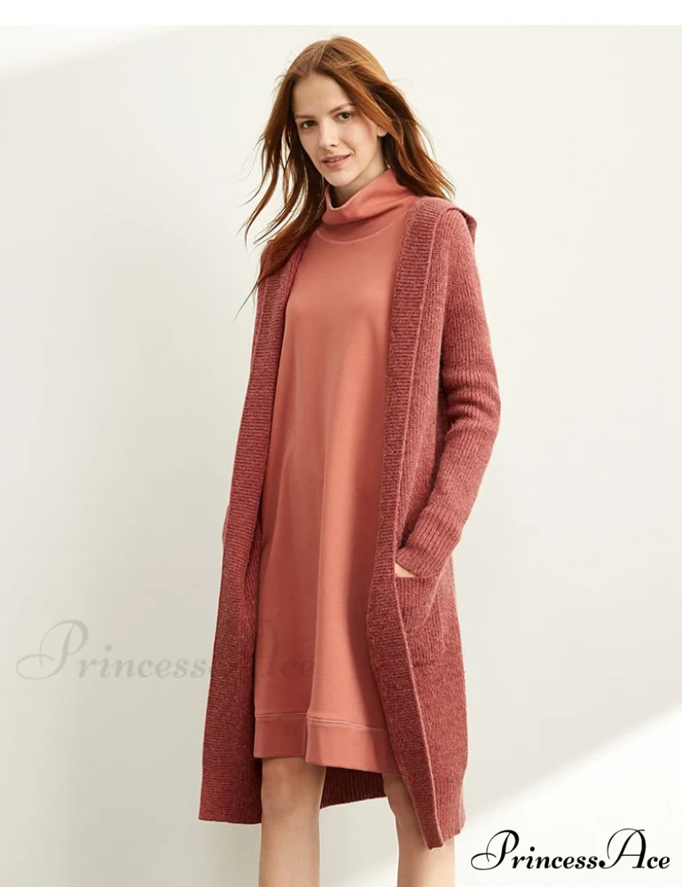 Women Fashion New Loose Hat Long Knitted Female Cardigan - Image 8