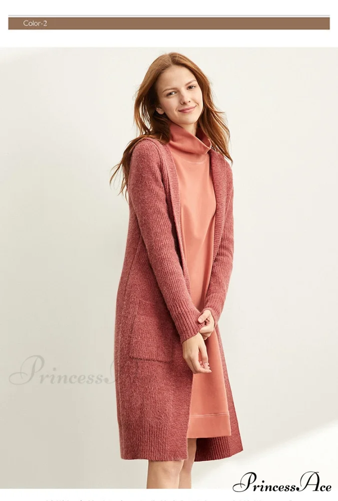 Women Fashion New Loose Hat Long Knitted Female Cardigan - Image 9