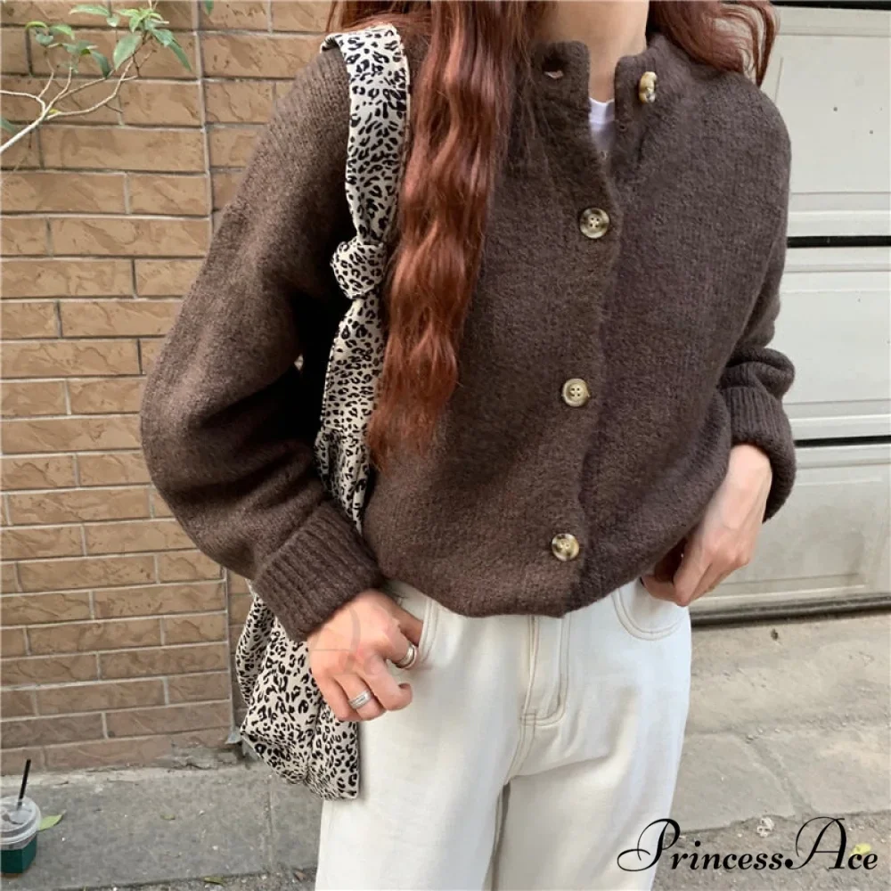 Sweaters Cardigans Warm Casual Arrival Solid Knitwear Loose Coat - Image 10