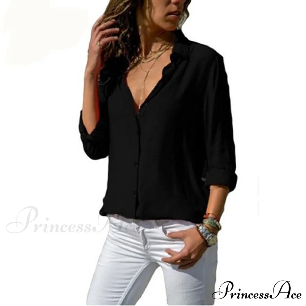 Casual Long Sleeve Elegant Shirt - Image 4