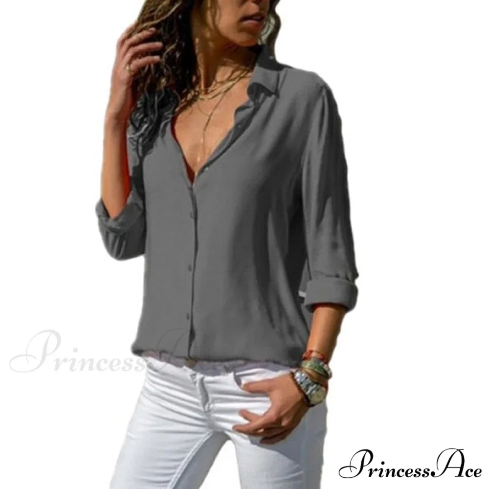 Casual Long Sleeve Elegant Shirt - Image 7