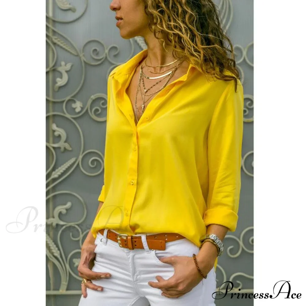 Casual Long Sleeve Elegant Shirt - Image 8