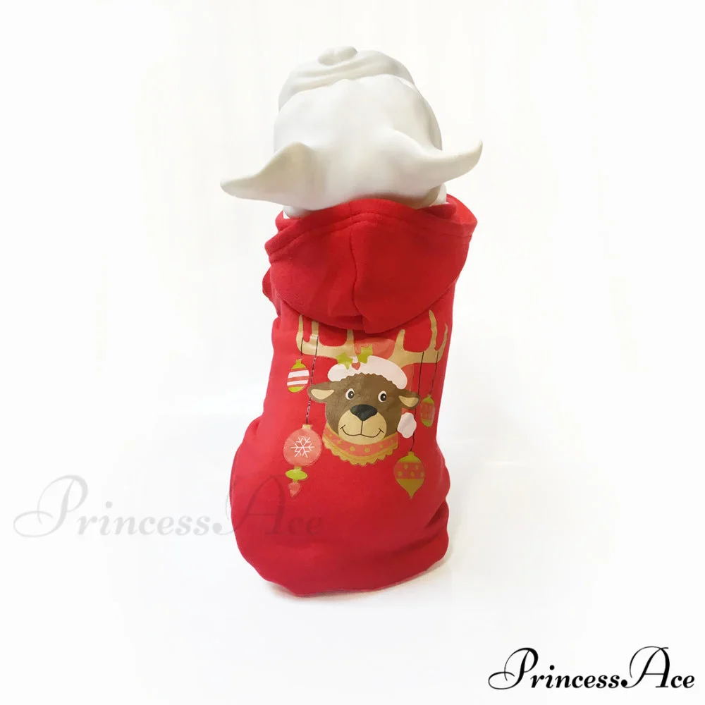 Pet Dog Christmas Festive Cotton Hoodie - Image 18