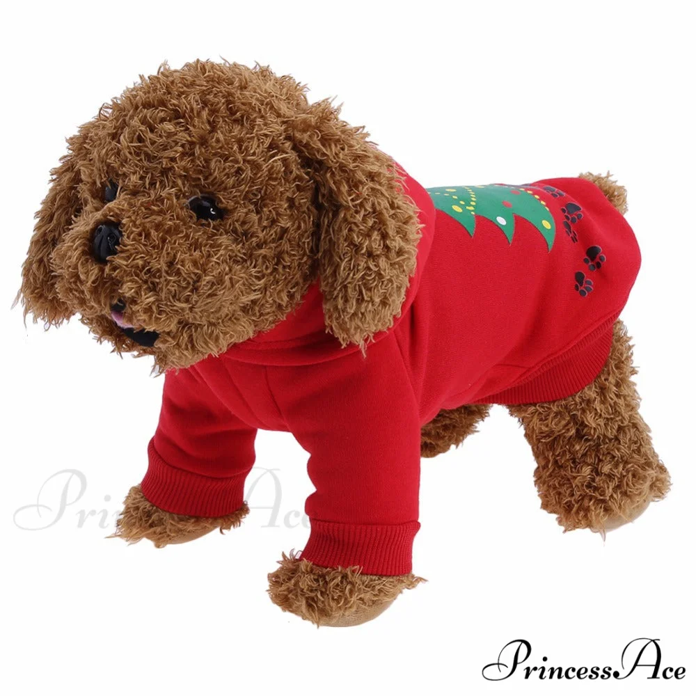 Pet Dog Christmas Festive Cotton Hoodie - Image 24