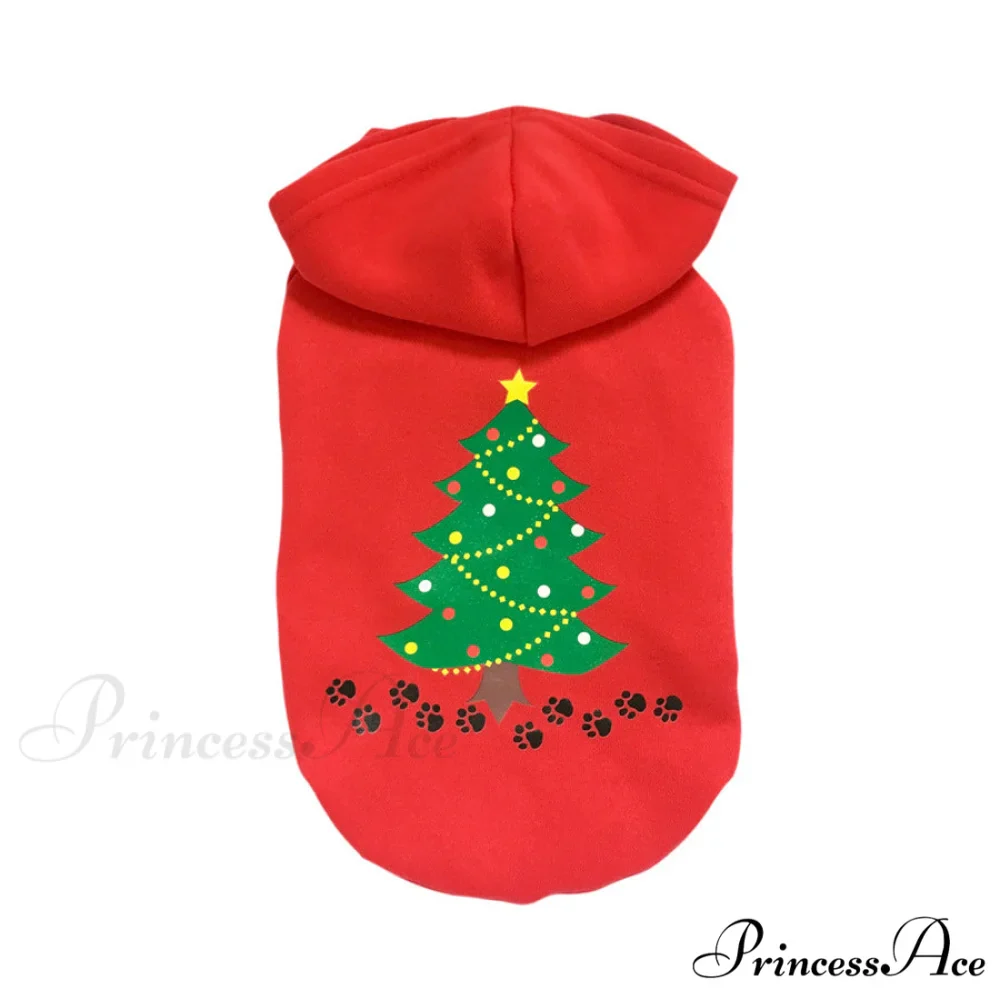 Pet Dog Christmas Festive Cotton Hoodie - Image 9