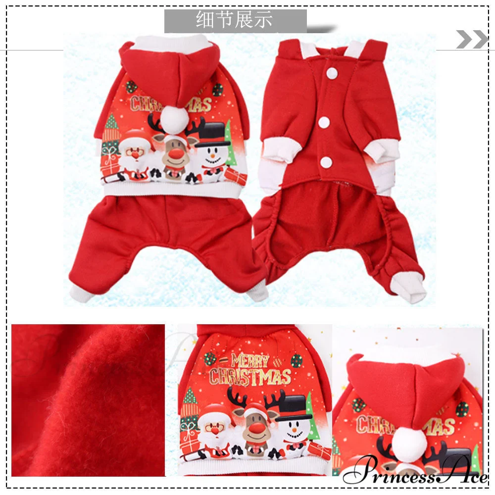 Christmas Dog's Funny Clothes & Sweater - Image 11