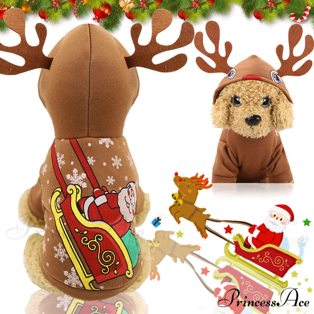Christmas Dog's Funny Clothes & Sweater - Image 23