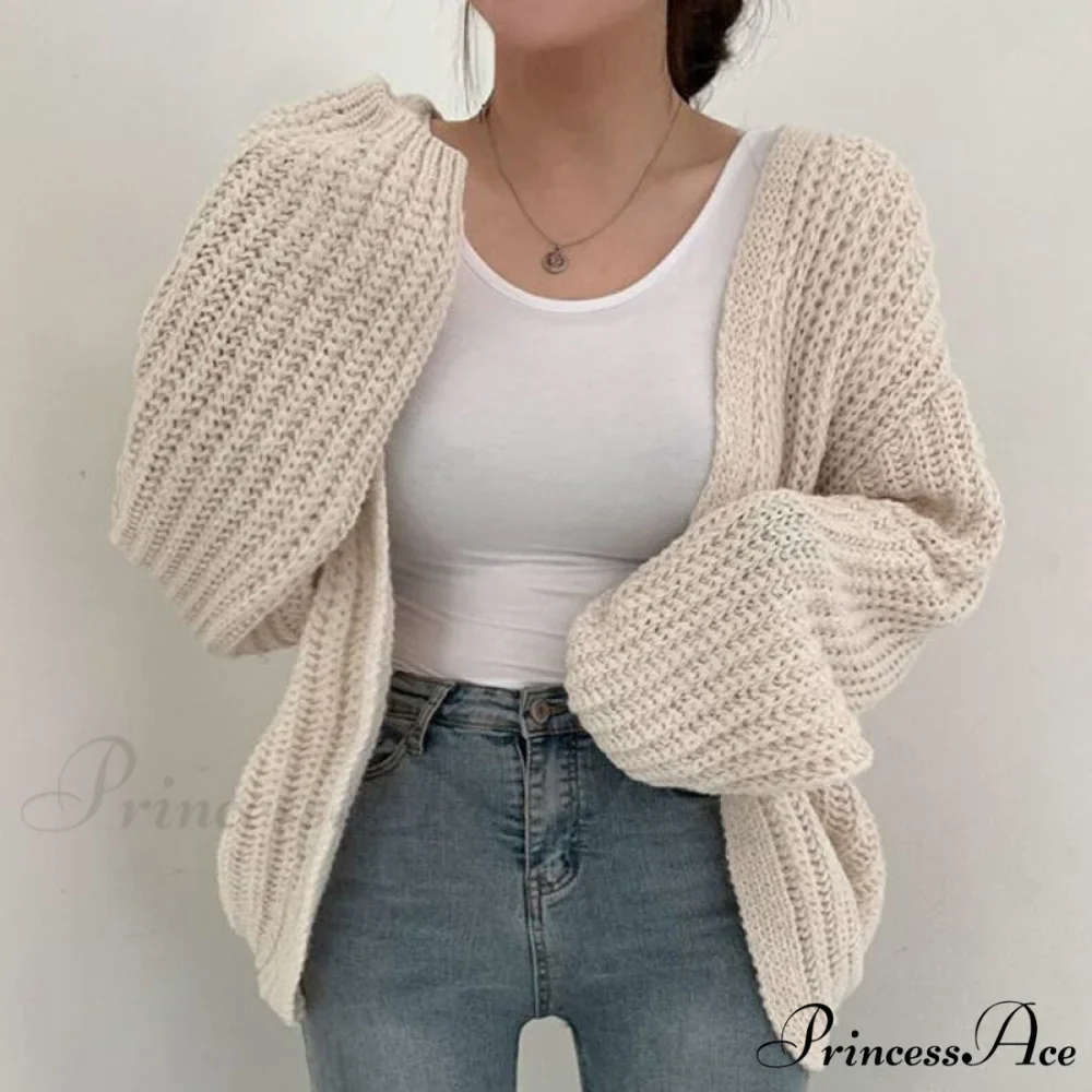 Korean Chic Autumn Lazy Style Cardigan - Image 4