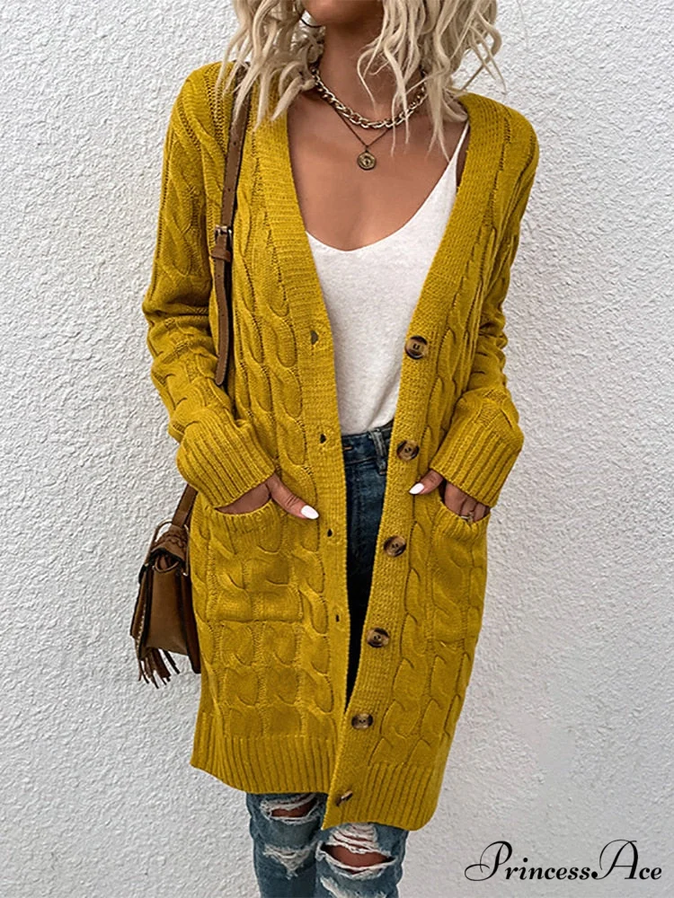 Winter Vintage Casual Loose Cardigan - Image 12
