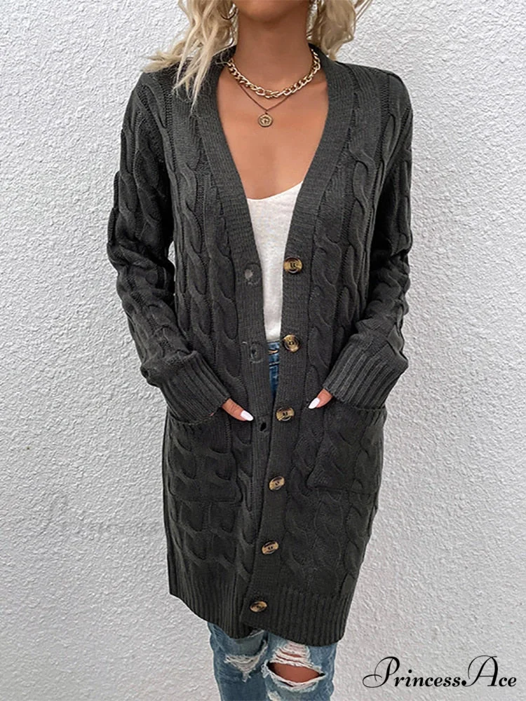 Winter Vintage Casual Loose Cardigan - Image 13