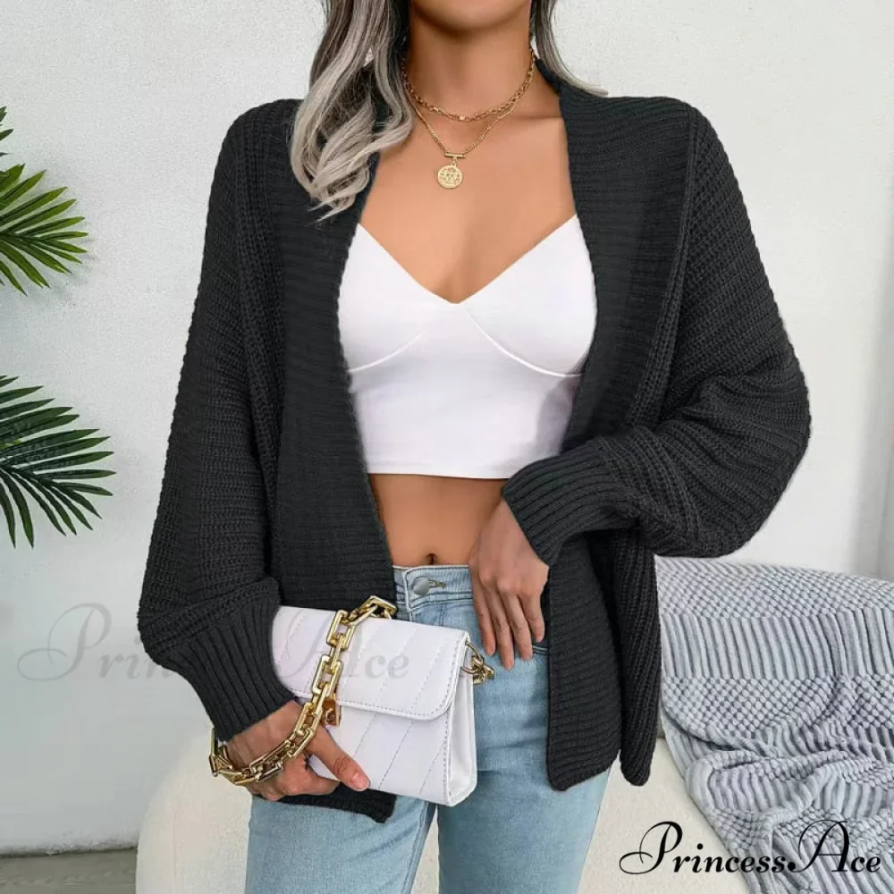 Women Autumn Knit Loose Cardigan - Image 6