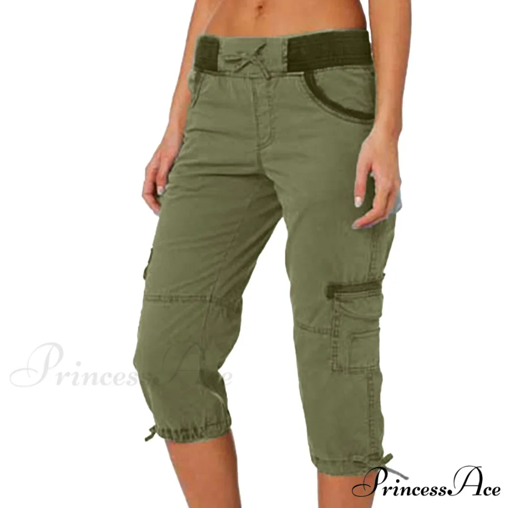 Overalls Thin Loose Cargo Shorts Pantalones - Image 5
