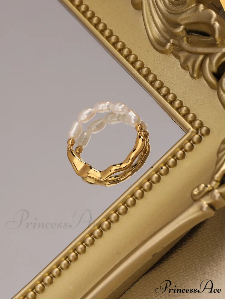Cultured Pearl Decor Ring - Image 3
