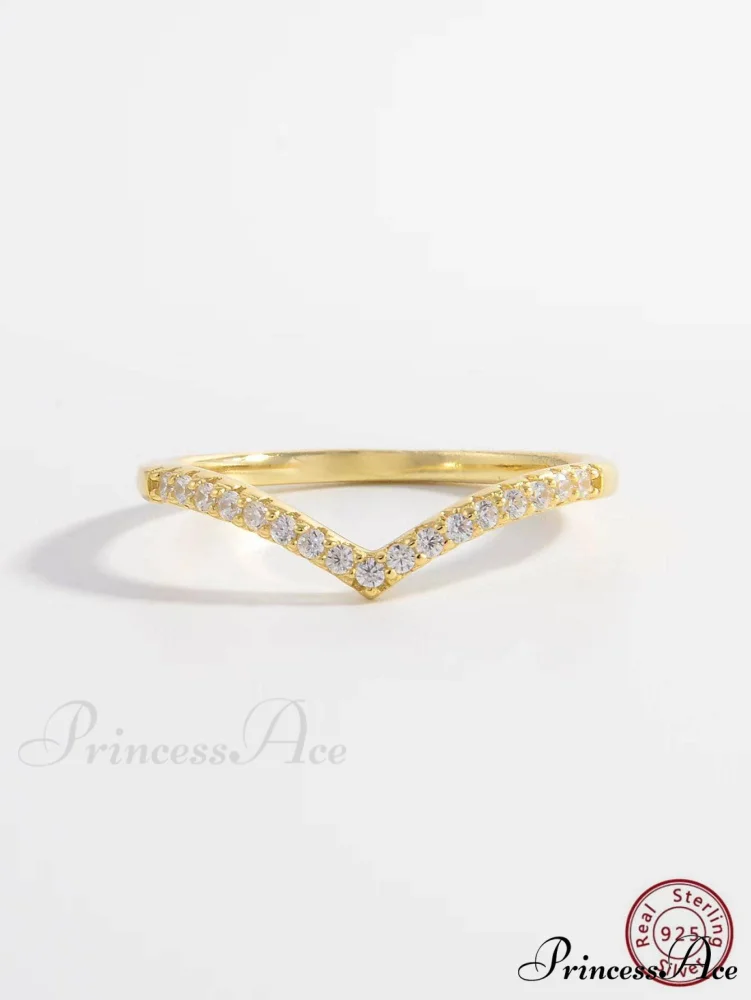 Cubic Zirconia Decor Silver Ring - Image 5