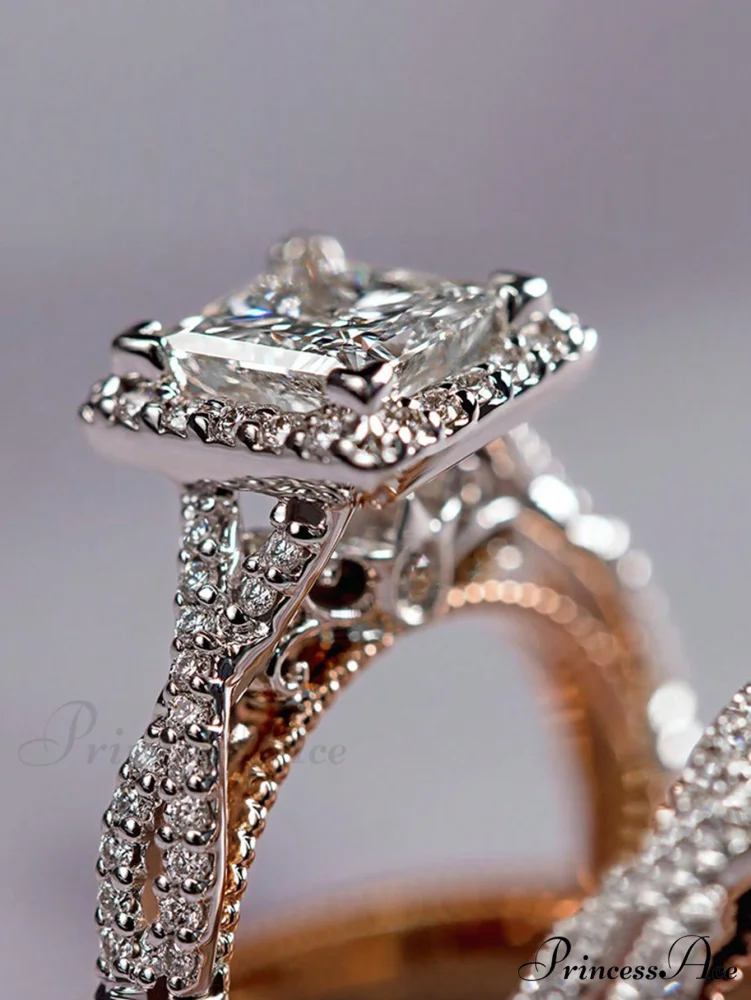 3pcs/set Cubic Zirconia Decor Ring - Image 2