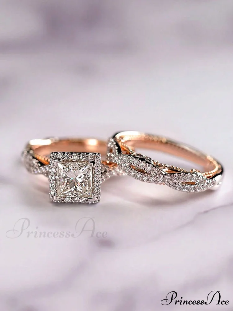 3pcs/set Cubic Zirconia Decor Ring - Image 3