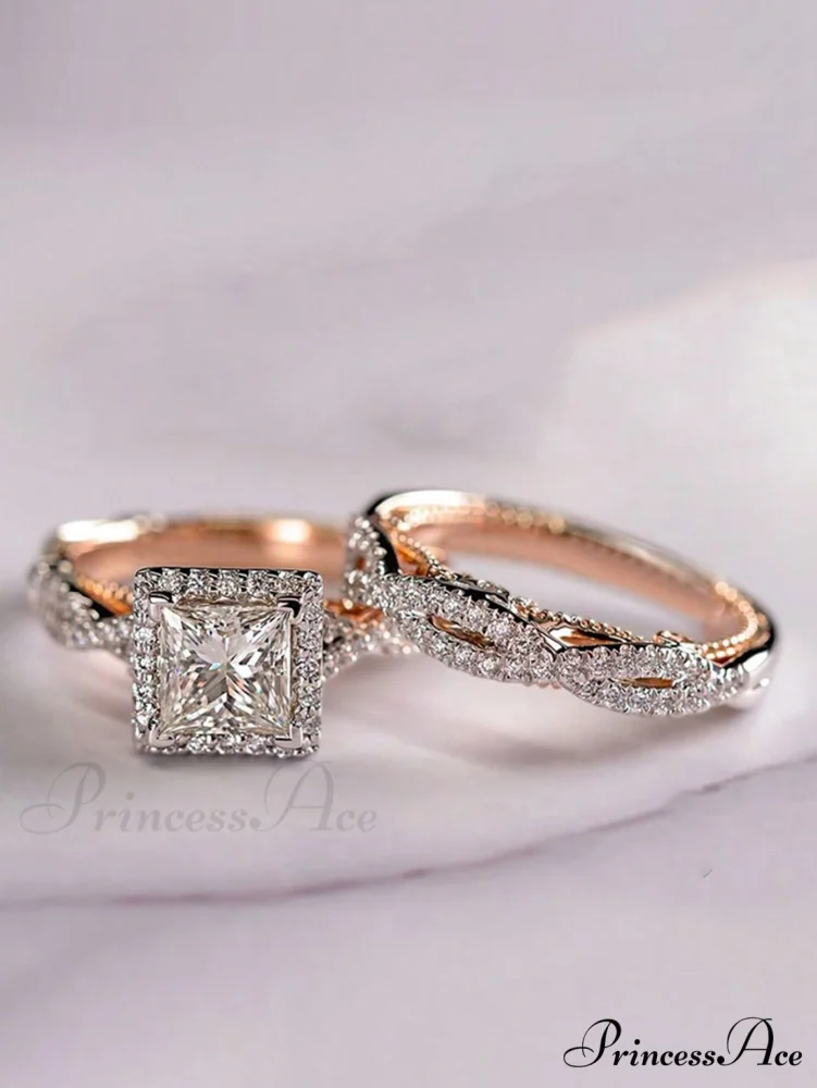 3pcs/set Cubic Zirconia Decor Ring - Image 7
