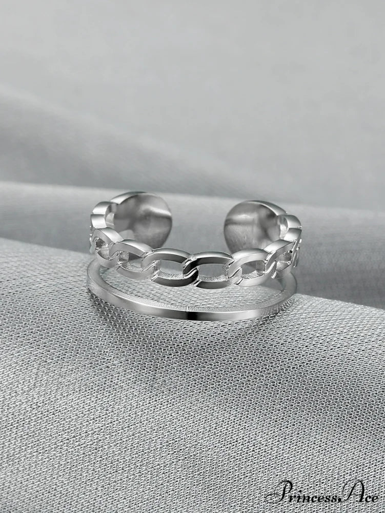 Hollow Out Cuff Ring - Image 5