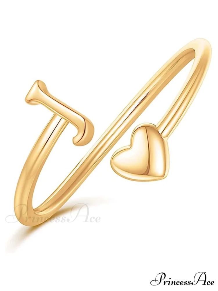 1pc Minimalist Style Heart Shaped Glittery Ring - Image 6