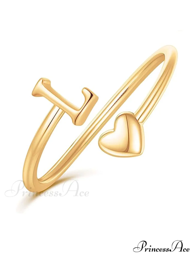 1pc Minimalist Style Heart Shaped Glittery Ring - Image 9