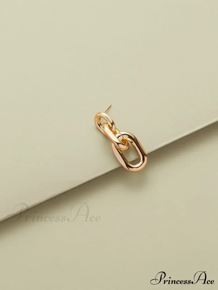 Chain Design Drop Earrings - Image 2