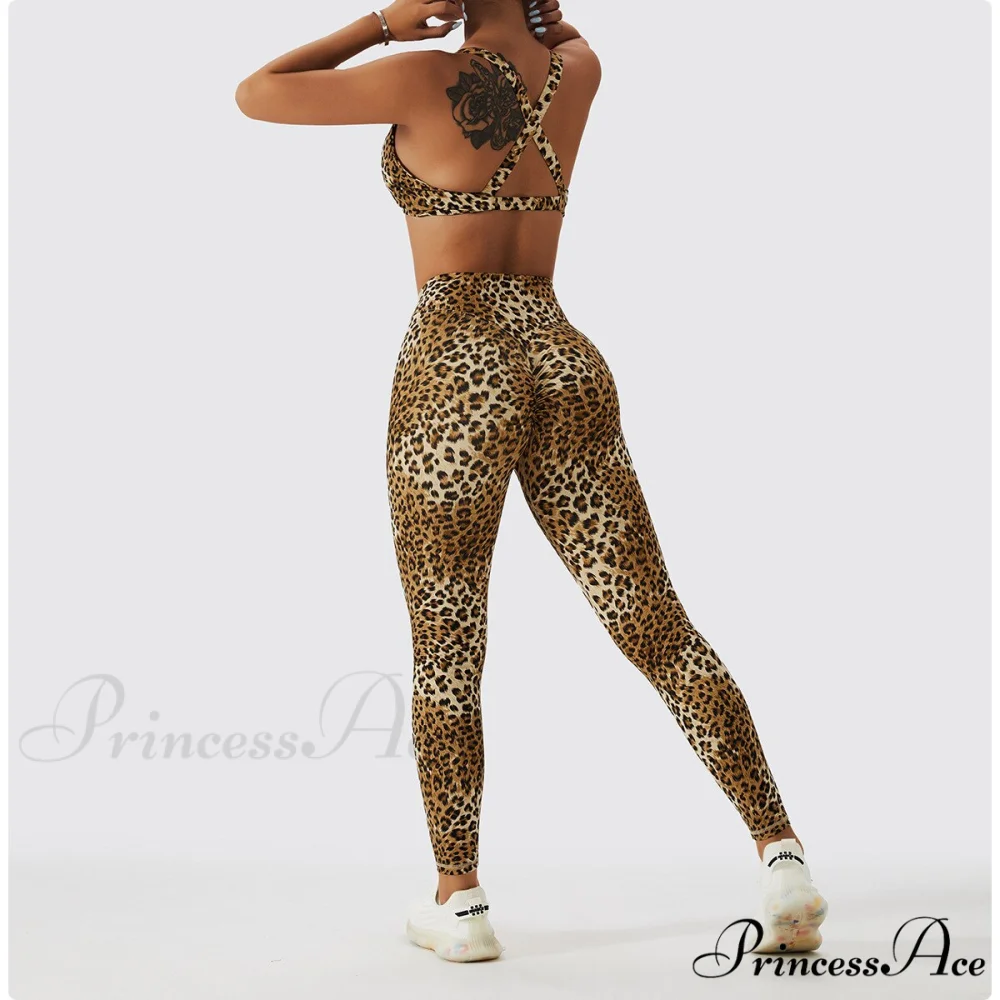 Yoga Pants Nylon Workout Elastic Gym Leggins - Image 2