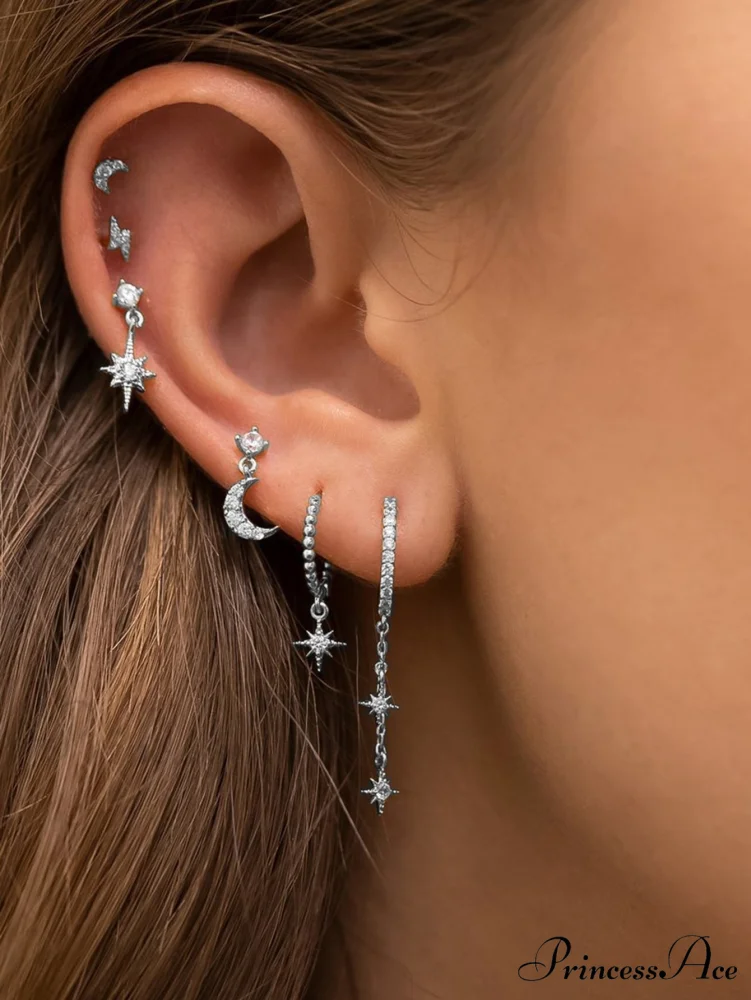 1set Women's Golden Fashionable Single Earrings - Image 11