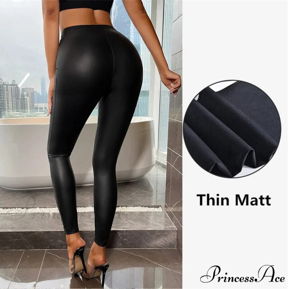 High Waist Trousers Slim Legging - Image 9