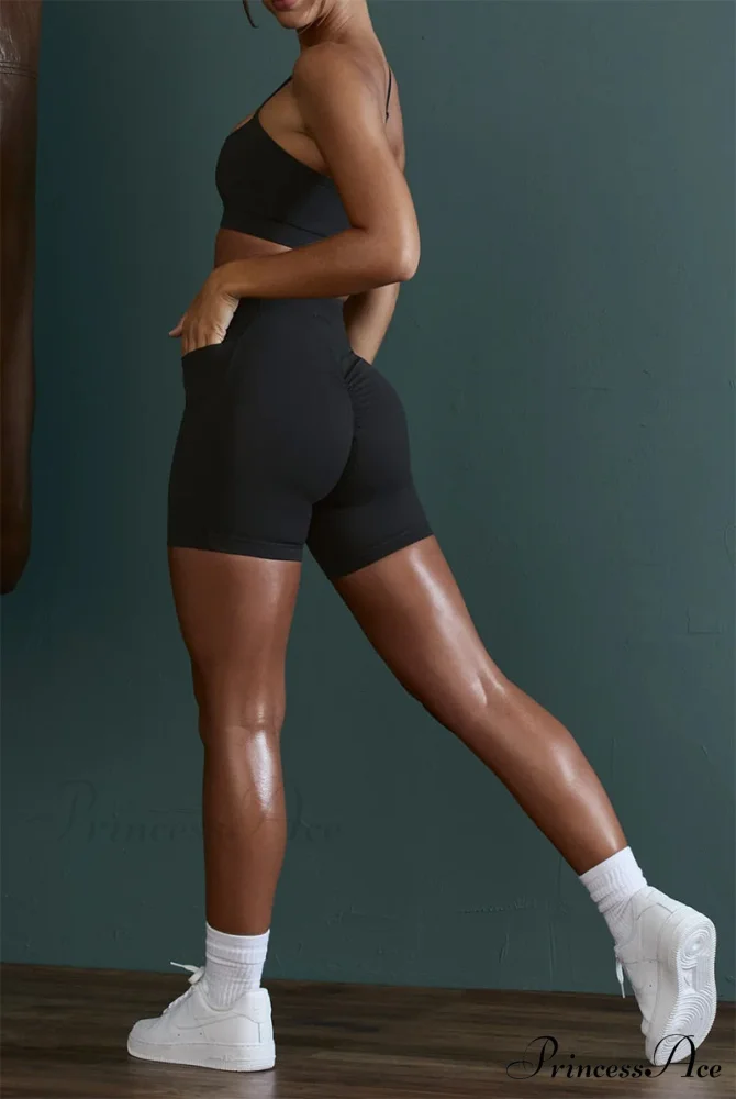 Tight Sports Pocket Fitness Yoga Short Pant - Image 13