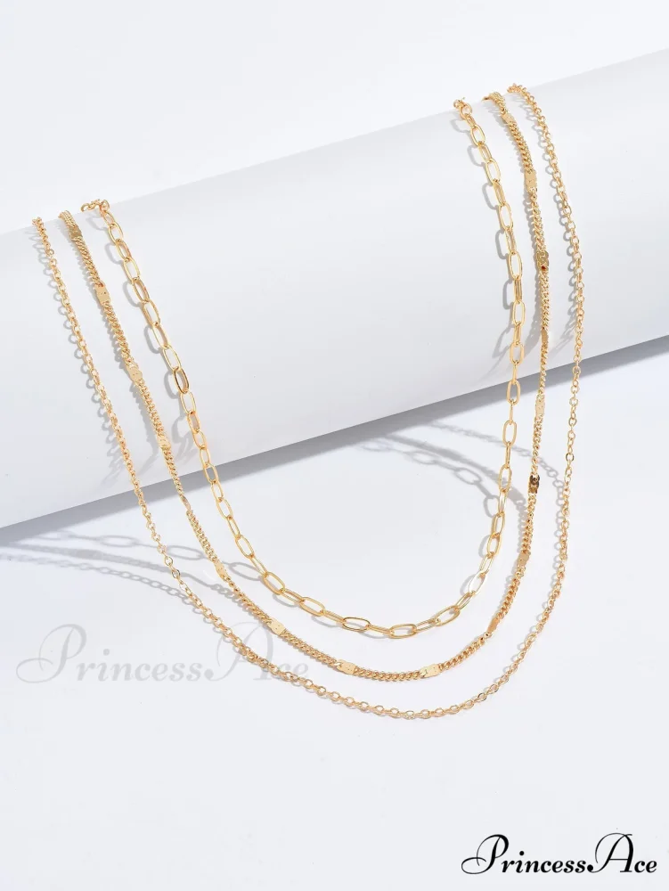 Minimalist Layered Chain Necklace - Image 4