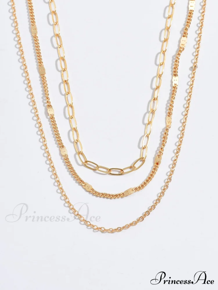Minimalist Layered Chain Necklace - Image 5