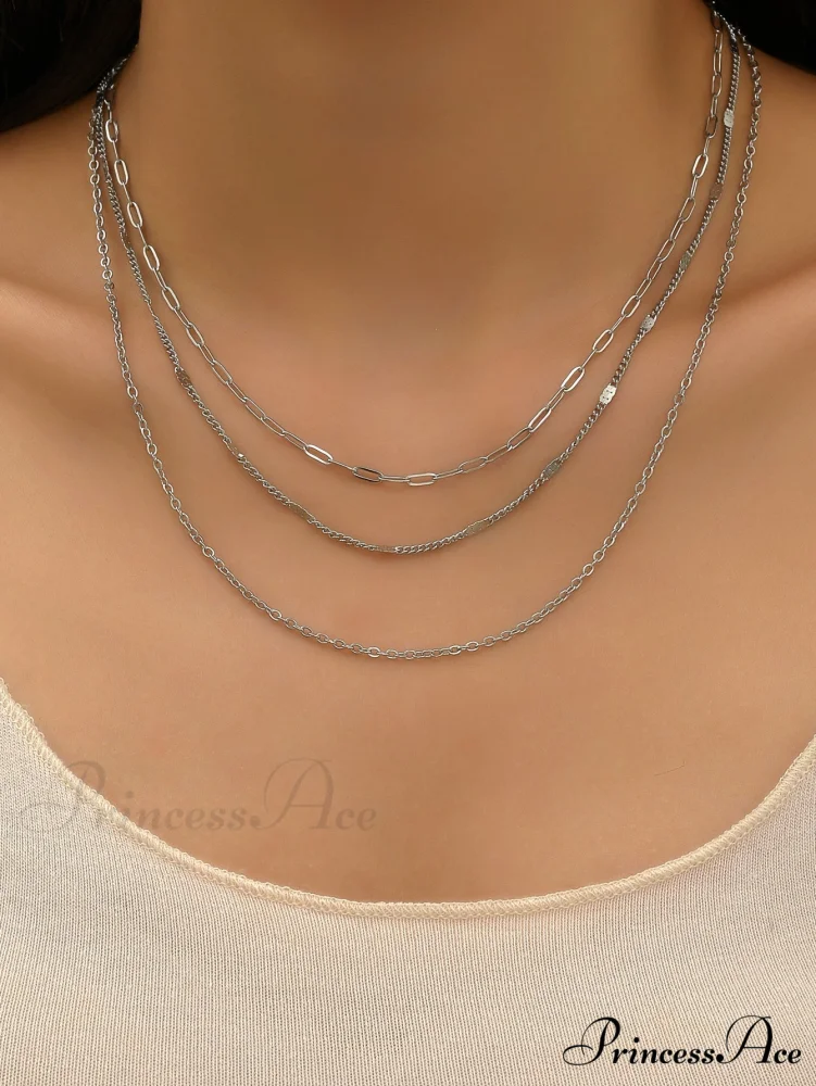 Minimalist Layered Chain Necklace - Image 6