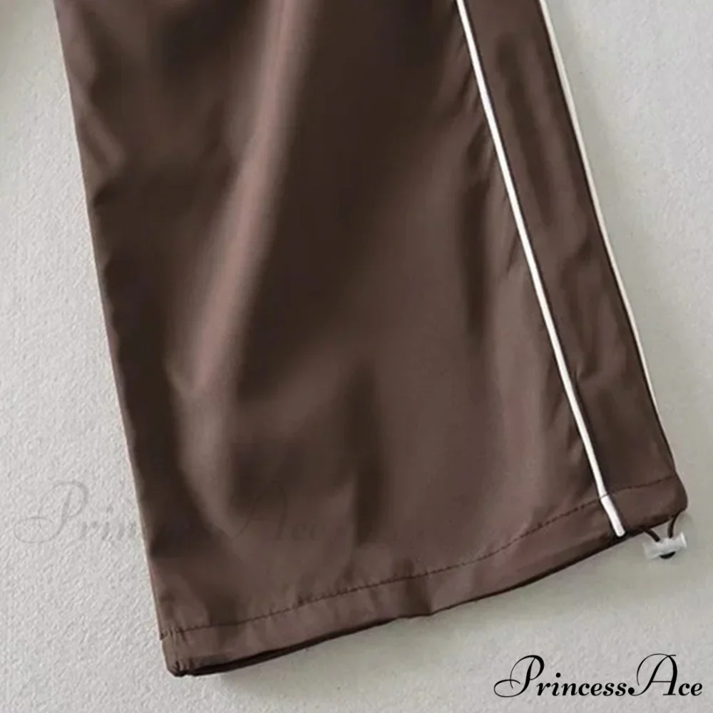 Elastic Waist Retro Solid Summer Clothes - Image 5
