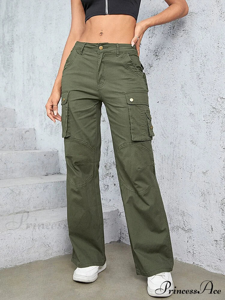 High Waist Straight Trousers - Image 6